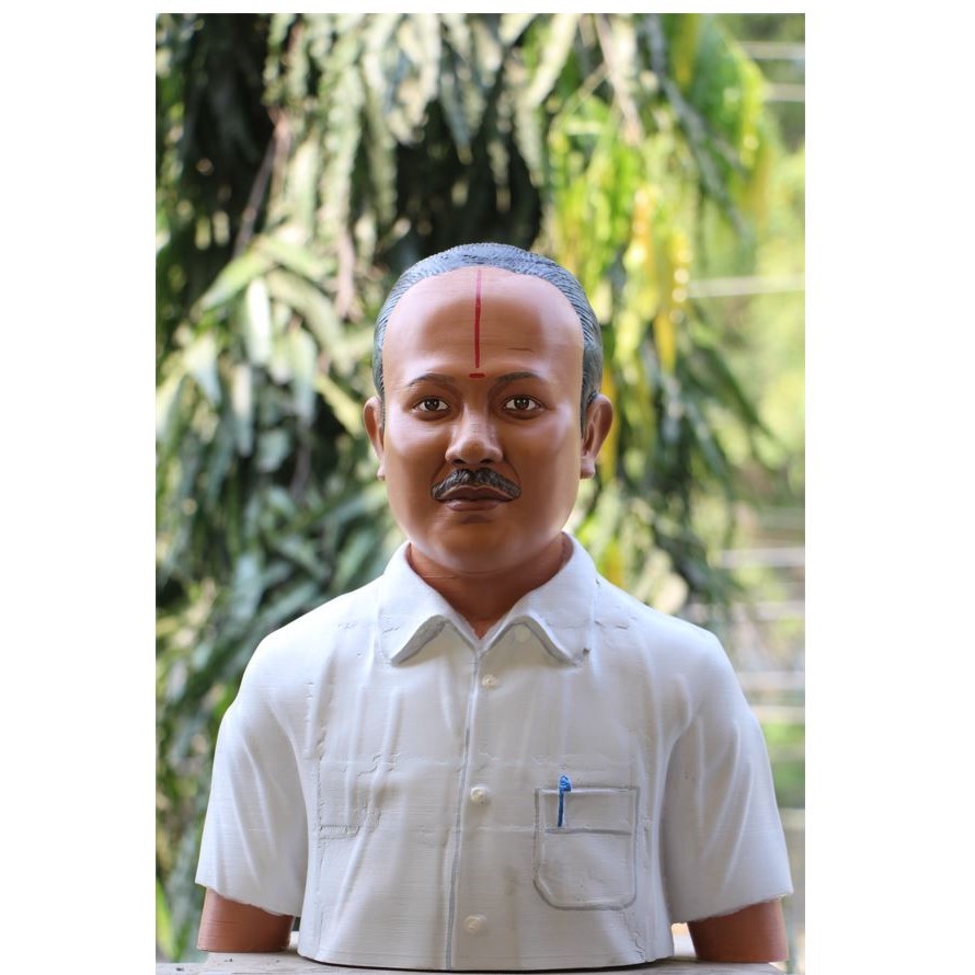 3d miniature half body